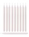 OSHADOW 1/2 Inch Taper Candles Thin 8" Lenght- 1/2 Inch Candles Diameter - Skinny Taper Candles - Skinny Candlesticks - White Candlesticks - Thin Candlesticks 1/2 - Candle Sticks White Candles