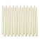 Arosky 20 Pack Ivory Taper Candles, 7-8 Hours Burn Time, Unscented and Smokeless, 4/5 x 10 Inch Dinner Candle Set for Household, Wedding, Party and Home D&Atilde;&copy;cor Candlesticks
