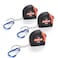 Spifflyer 3 Pack Small Tape Measure Keychain Mini Measuring Tape Retractable with Spring Snap Hook 6ft 2M