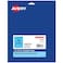 Avery Printable Tickets, Bright Blue Colored Cardstock, 1.75" x 5.5", Laser/Inkjet, 250 Tickets (16436)