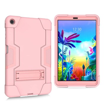 Mignova Case for LG G Pad 5 10.1 inch Tablet Case Hybrid Kids Friendly Drop Shockproof Hybrid High Impact Armor Defender Rugged Protective Case for LG G Pad 5 10.1 inch FHD Tablet 2019 (Rose Gold)