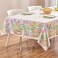 Kadut Easter Tablecloth Rectangle 60x84 Inch, Easter Bunnies Fabric Table Cloth for Indoor/Outdoor Use. Polyester and Washable Tablecloth for Picnic Spring, Easter, Holiday Party and Summer.