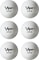 Viper Table Tennis Balls: White 40 mm Regulation Size, 3 Star Rating, 6 Pack