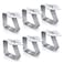 ProTensils 6 Pcs Picnic Tablecloth Clips for Outdoor Tables - Stainless Steel Table Cloth Clip, Fits for 1.9&acirc;&euro; Thick Tables, Metal Clamps for Picnic Table Clips, Dining Table Cloth Holder