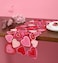 GRANDDECO Valentines Day Table Runner Love Sweet Red Heart Table Line for Sweetest Day Wedding Valentines Table Decor (style2, Runner 13X36)