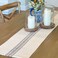 Market Place Gray Grain Sack Stripe 36" Table Runner &acirc;&euro;&brvbar;