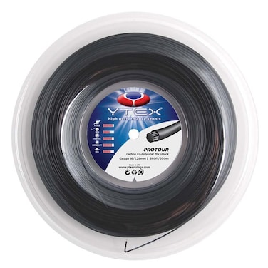 YTEX Protour Black Tennis Racquet String Reel (16 Gauge, 1.28mm)