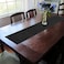 CAIT CHAPMAN HOME COLLECTION Texture Design Woven PVC Rectangular Heat Insulation Texteline Table Runner (All Black)