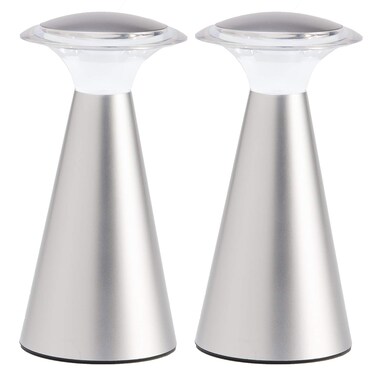 LIGHT IT! by Fulcrum 24416-101 Lanterna Touch, Silver, 2 Pack