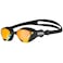 ARENA Unisex Adult Cobra Tri Swimming Goggles for Triathlon and Fitness Swipe Anti-Fog Wide Vision Mirror Lens, Yellow Copper/Black