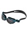 ARENA Unisex Adult Air-Bold Swipe Anti-Fog Training Swim Goggles for Men and Women Cushioned Seals Superior Comfort Non-Mirror Lens, Smoke/Green Lake/Black