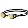 ARENA Unisex Adult Air-Speed Anti-Fog Racing Swim Goggles for Men and Women Special Air Seals Technology Mirror Lens, Yellow Copper/Black