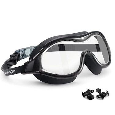 Seago Swim Goggles No Leaking Anti-Fog Swimming Goggles for Adult Men Women Youth Junior with Soft Silicone Gasket, UV Protection Waterproof 180&Acirc;&deg; Clear Vision, Triathlon Pool Goggles Swim Glasses
