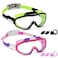 2 Pack Kids Swim Goggles, Swimming Glasses With UV Protection Anti Fog for Children from 3 to 15 Years Old, Green/Black &amp; Pink/Purple/White