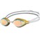 ARENA Unisex Adult Air-Speed Anti-Fog Racing Swim Goggles for Men and Women Special Air Seals Technology Mirror Lens, Yellow Copper/Gold