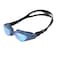 Arena Unisex Adult The One Swim Goggles for Men and Women Watertight Fit Orbit-Proof Seals Anti-Fog Coated Mirror Lens, Blue Gray/Blue Black