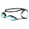 ARENA Unisex Adult Cobra Swipe Racing Swim Goggles for Men and Women Polycarbonate Mirror Lens Hydrodynamic Design, Aqua/Black