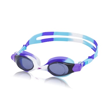 Speedo Unisex-Child Swim Goggles Skoogle Ages 3-8, Purple Aqua Splash Tie Dye, One Size