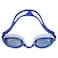 Water Gear Minnow Anti-Fog Swim Goggles - Competition Swimming Goggle for Boys &amp; Girls - Comfortable and Great Fit (Blue, Blue)