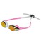 ARENA Unisex Youth Spider Junior Swim Goggles Girls and Boys Ages 6 to 12 Anti-Fog Mirror Lens Easy to Adjust Strap No Leak, Pink/Gray/Pink