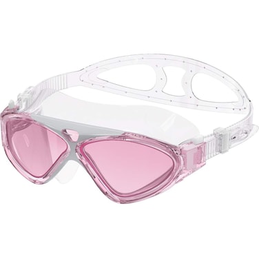 OutdoorMaster Swim Mask - Wide View One-Piece Swimming Goggles Super Leakproof Design, 100% UV Protection, Anti-Fog Coating &amp; Free Protective Case Men, Women &amp; Youth Pink