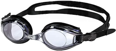 SPORTS WORLD VISION Sight Swimming Goggles Adult Black UV Tint (6.00)
