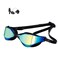 Focevi Swimming Goggles for Men/Women, Anti-Fog Anti-UV Mirrored Wide Vision Adult Swim Goggles, Boys/Girls/Junior/Teenagers/youth Swimming Glasses and Gear