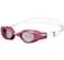 ARENA The One Woman Swim Goggles for Women Watertight Fit Orbit-Proof Seals Anti-Fog Polycarbonate Non-Mirror Lens, Clear/Red Wine/White