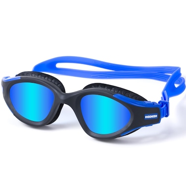 Dizokizo Swimming Goggles UV Protection Anti-Fog No Leaking Swim Goggles Easy to Adjust for Adult Men Women
