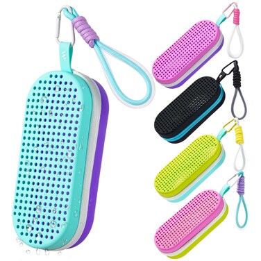MSNATURALLY Swim Goggle Case For Swimming Goggles, 2024 New Silicone Protective Cases with Drain Hole for Goggles, Beach Must Haves