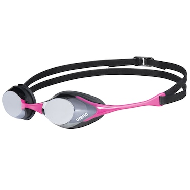 Arena Cobra Mirror and Non-Mirror Swim Goggles for Men and Women, Silver / Pink