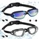 Vatefery Kids Swim Goggles 2 Packs Swimming goggles for kids Ages 6-14 Children Girls and Boys,Anti-Fog Clear Vision Swim Pool Goggle