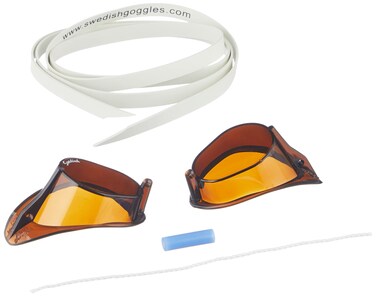 Malmsten AB's Original Swedish Goggles - Goggle for Swimming - Swedish Goggles for Swimming, Women and Men - Smoke.