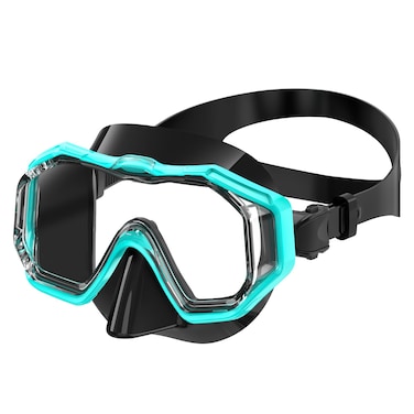 Bairuifu Kids Swim Goggles Snorkel Mask, Latest 3-Window Lens Wide Vision, Crystal Clear, Swimming Goggles Soft Nose Cover
