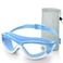 SYLEMTAM Kids Swim Goggles, Wide Vision Kids Swimming Goggles, Anti-Fog Pool Goggles for Kids Age 3-12