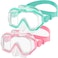 Bairuifu Kids Swim Goggles for Kids 4-16, Anti-Shattered Lens/Anti-Fog / 180&Acirc;&deg; Panoramic View/Kids Swimming Goggles with Nose Cover