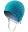 Sporti Bubble Swim Cap with Chin Strap (Teal)