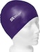 Swim Research Durable Solid Latex Swim Cap (Purple-3PK)