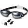 Dizokizo Swim Goggles for Adult No Leaking Anti-Fog UV Protection Clear Adjustable Swimming Goggles for Men Women Youth