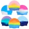 6pcs Silicone Swim Cap for Boys Girls Silicone Kids Swimming Cap Women Men Small Head Swimming Pool Cap Silicone Swimming Cap for Long Hair Short Hair Multi Color Unisex Bath Silicone Shower Cap
