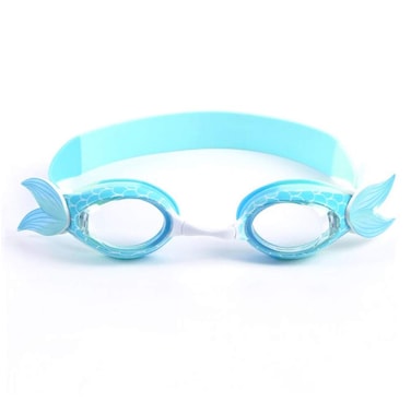 Swimming Goggles Anti Fog No Leak Non Slip UV Protection for Kids (Blue Fish)
