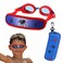 RUIGAO Kids Swim Goggles, Kids Goggles No Hair Pull, Read Spider Goggles for kids/Toddler/Children
