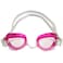 Water Gear No-Leak Anti-Fog Swim Goggles - Adjustable Durable Split Headband and Nose Strap - with UV Protection - Swimming Goggle for Men and Women (Red)