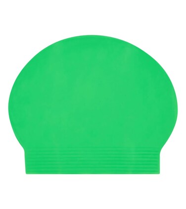 Sporti Kids' Latex Swim Cap - Neon Green