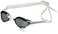 TYR Tracer-X Elite Racing Swim Goggles, Smoke/White