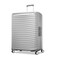 Samsonite Framelock Max Hardside Luggage with Spinner Wheels, Lightweight zipper-less, LARGE SPINNER, GLACIAL SILVER