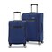 Samsonite Ascella 3.0 Softside Expandable Luggage with Spinners, Sapphire Blue, 2PC SET (Carry-on/Medium)