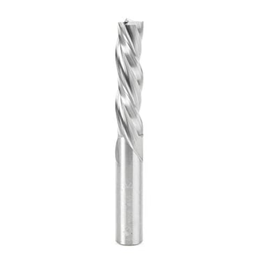 Amana Tool - 46218 Solid Carbide Spiral Plunge 1/2 Dia x 2" x 1/2 Shank Down-Cut, 3-Fl