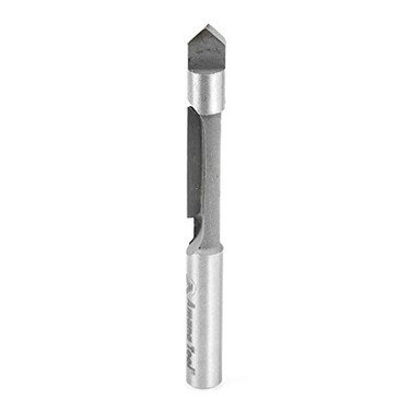 Amana Tool - 45506 Carbide Tipped Panel Pilot Concave Grind 1/4 Dia x 3/4 x 1/4" Shank