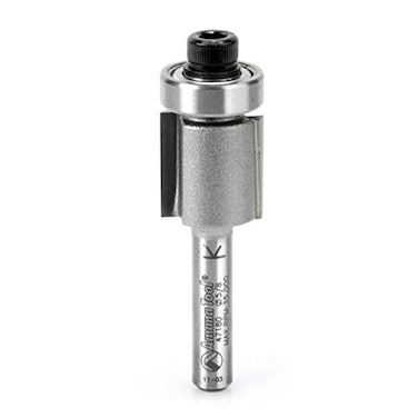 Amana Tool - 47180 Carbide Tipped Dynabit Laminate Trim Flush Helix 5/8 Dia x 5/8 x 1/4 In